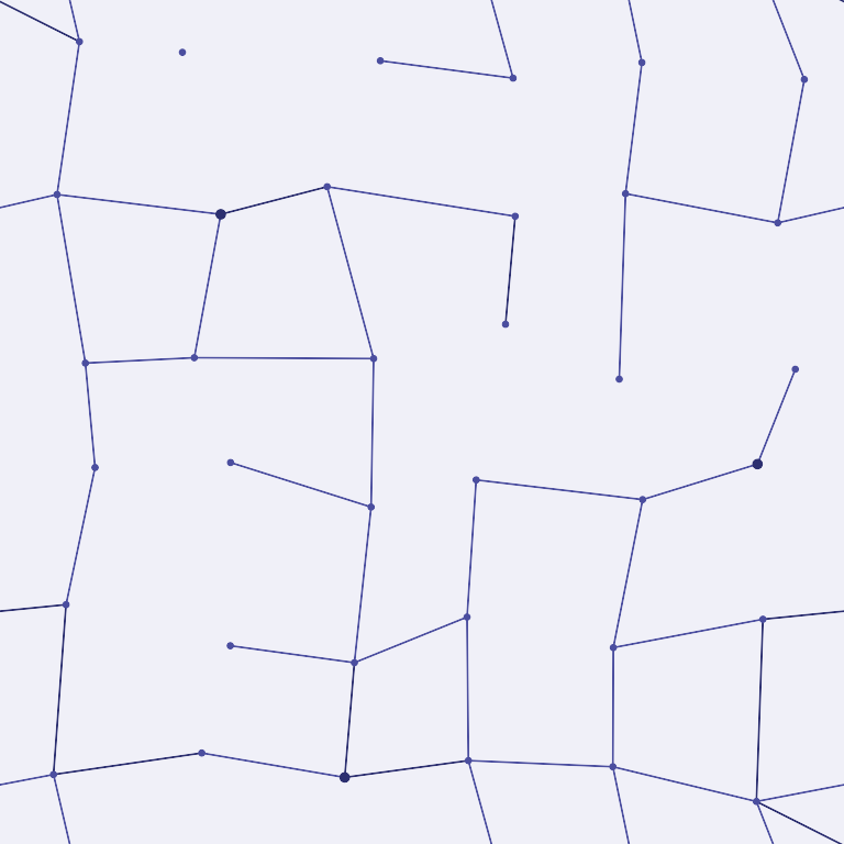 Seamless decorative texture: sparse node-graph lines and dots on an off-white field.